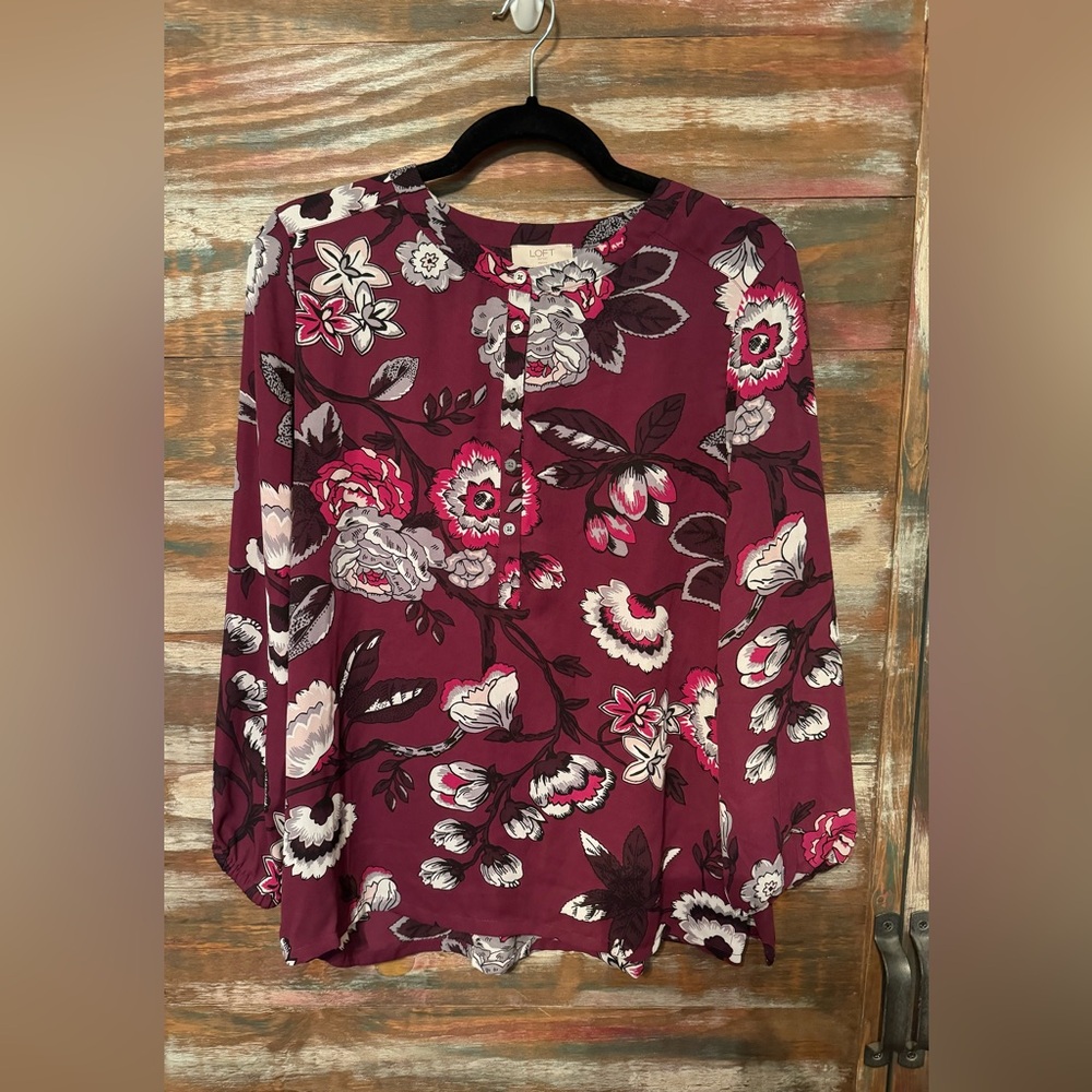Loft Floral Blouse